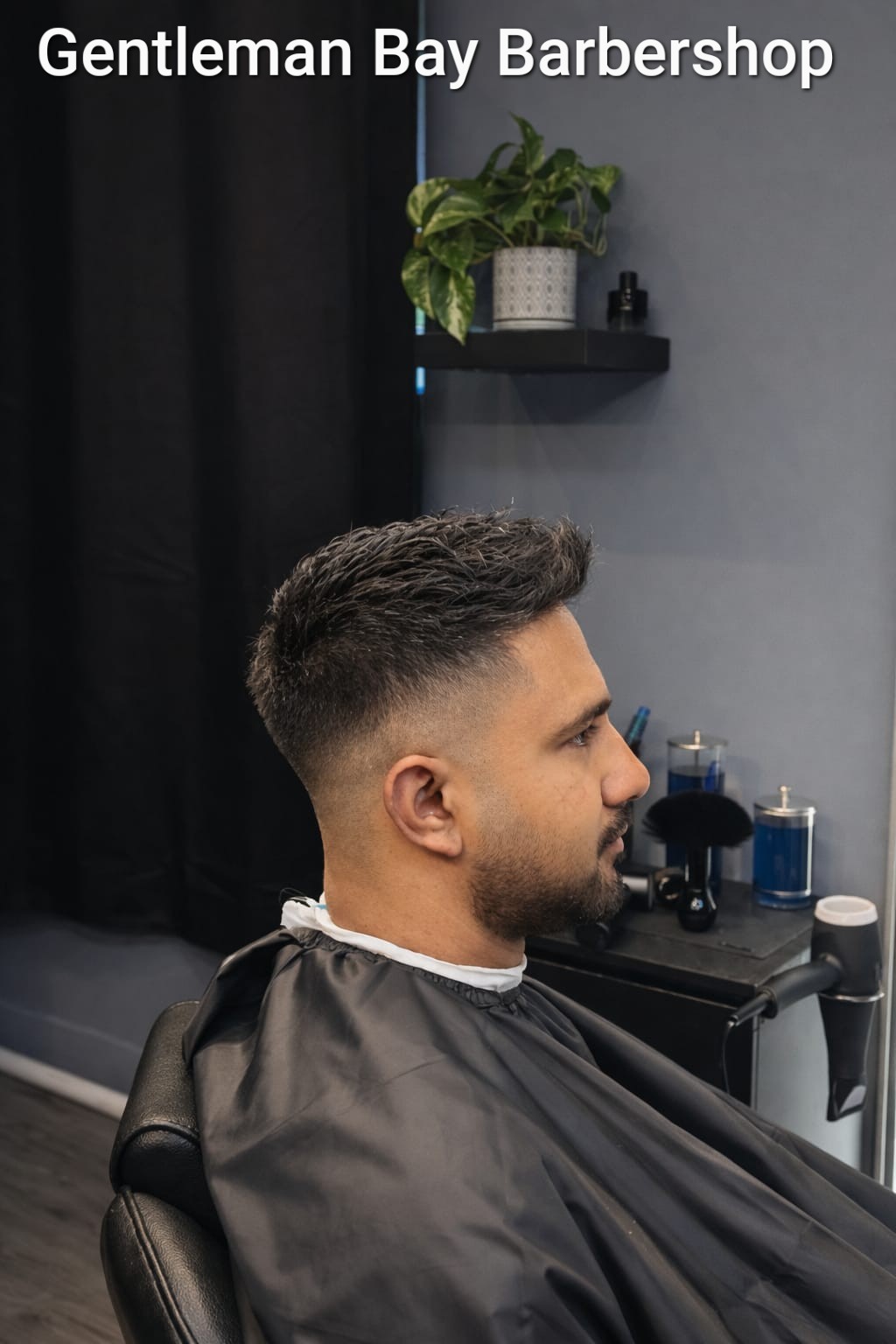 Barber haircut result
